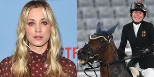 'big bang theory' fans react to kaley cuoco pledging to buy a "punched" tokyo olympics horse