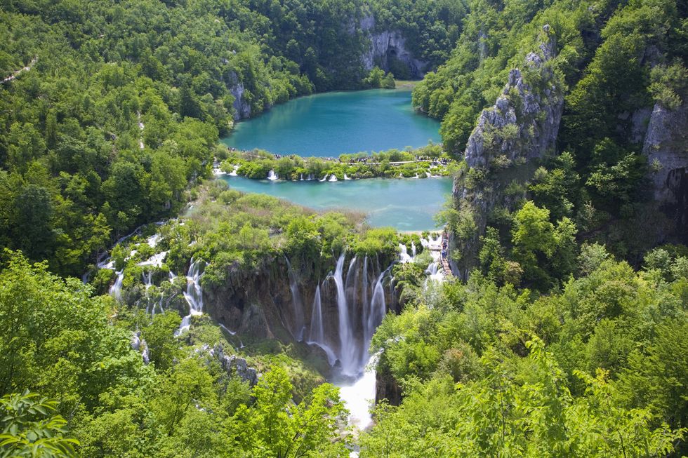 parque nacional lagos plitvice, croacia