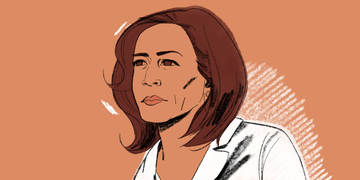 Face, Hair, Facial expression, Nose, Cheek, Head, Skin, Cartoon, Illustration, Eyebrow, 