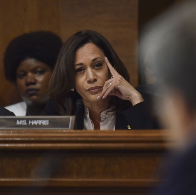 washington, dc   may 1senator kamala harris d ca questions attorney general william barr as barr testifies before the senate judiciary committee at the dirksen building on wednesday, may 1, 2019, in washington, dc  the hearing is to discuss robert s mueller iii's investigation of russian interference in the 2016 presidential electionphoto by jahi chikwendiuthe washington post
