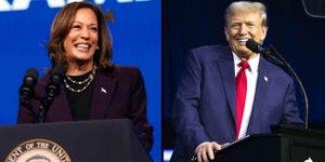 kamala harris and donald trump