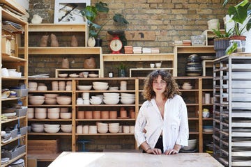 Ana Kerin, aka Kana, in her studio