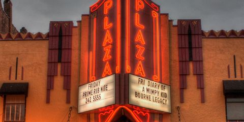 Neon, Electronic signage, Signage, Neon sign, Sign, Facade, Font, Architecture, Building, Hotel, 