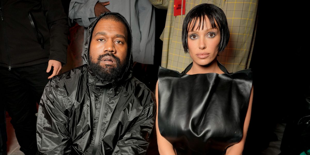 Kanye West's wife Bianca Censori wears sheer tights as she steps