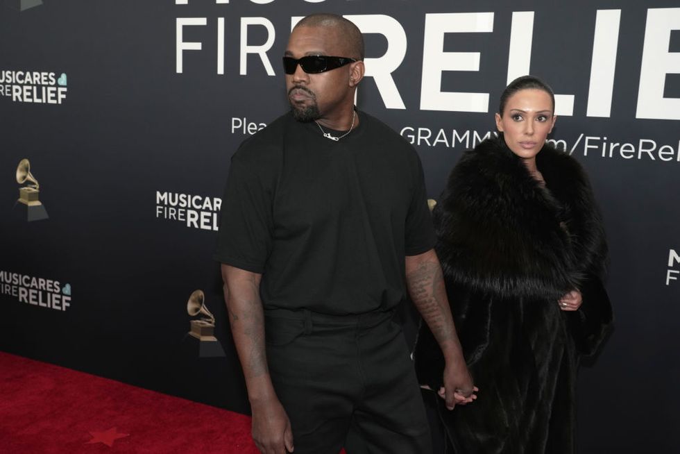 Kanye West and Bianca Censori Make a Scene at the 2025 Grammys