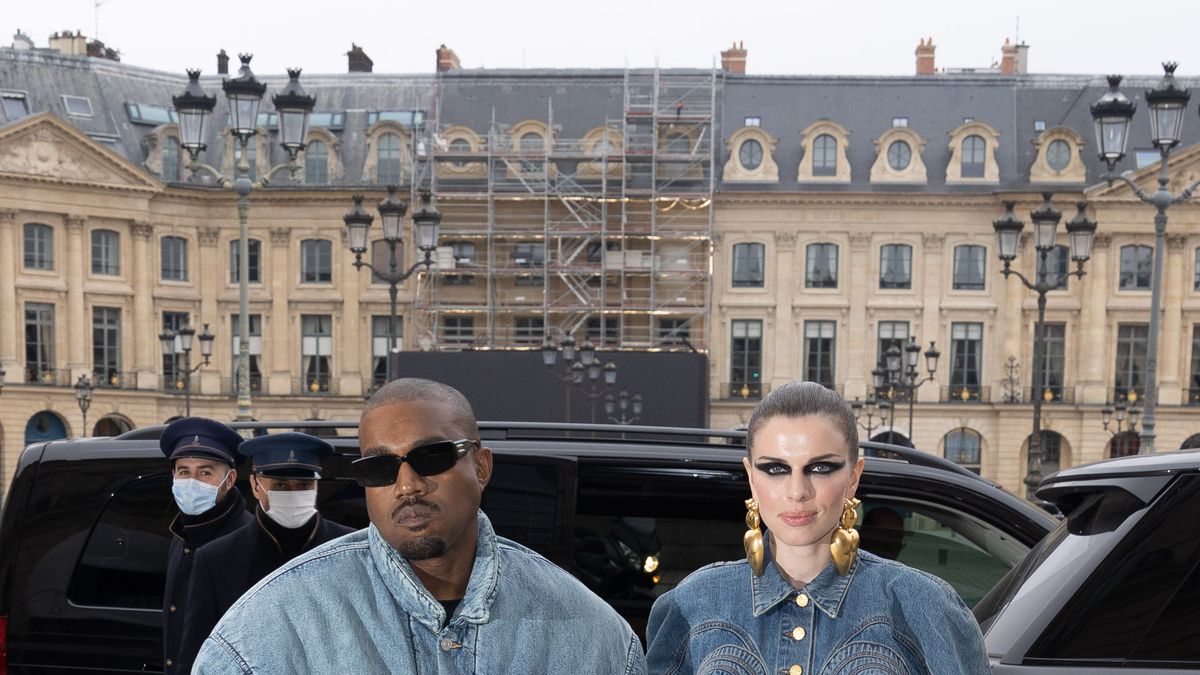Kenzo Fall 2022 Front Row: Kanye West, Julia Fox & More Photos