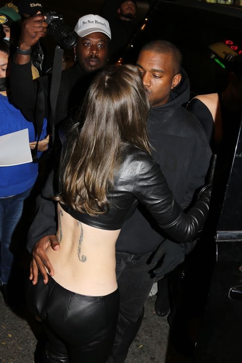 kanye west and julia fox kissing in los angeles