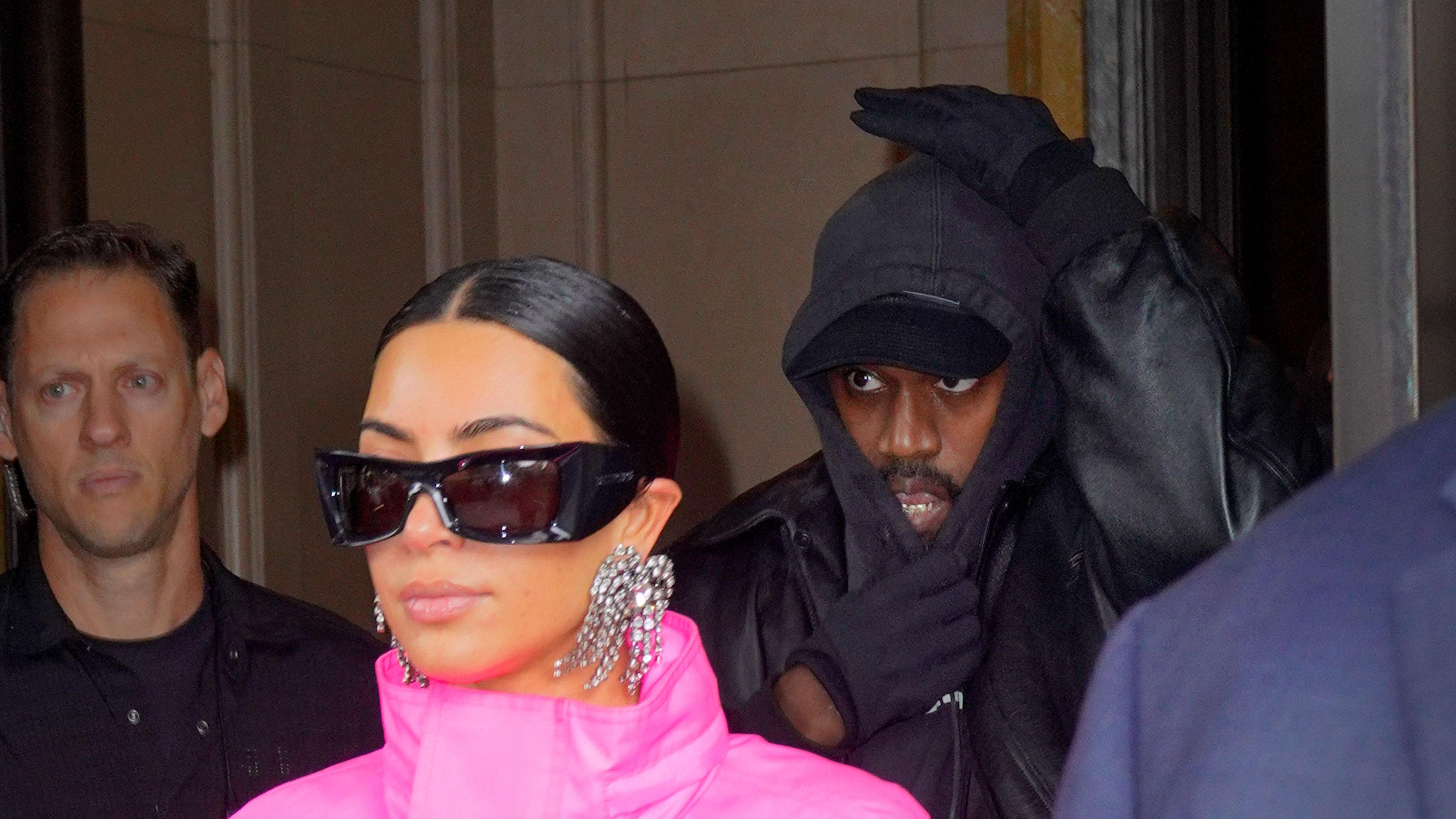 Kanye West Doesn't Want to Be Seen, But His Jacket Says Otherwise