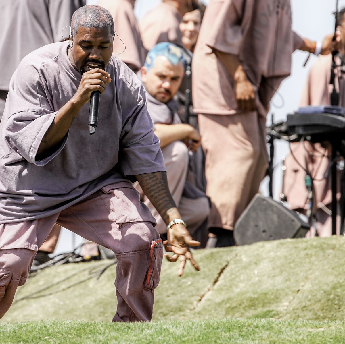 Go Behind the Scenes of Kanye West's Jesus Is King Film