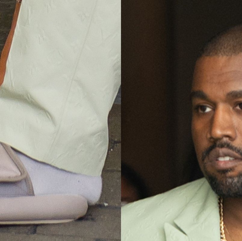 Kanye West Wore Socks with Sandals That Were Several Sizes Too Small, and  Twitter Calls Him Out