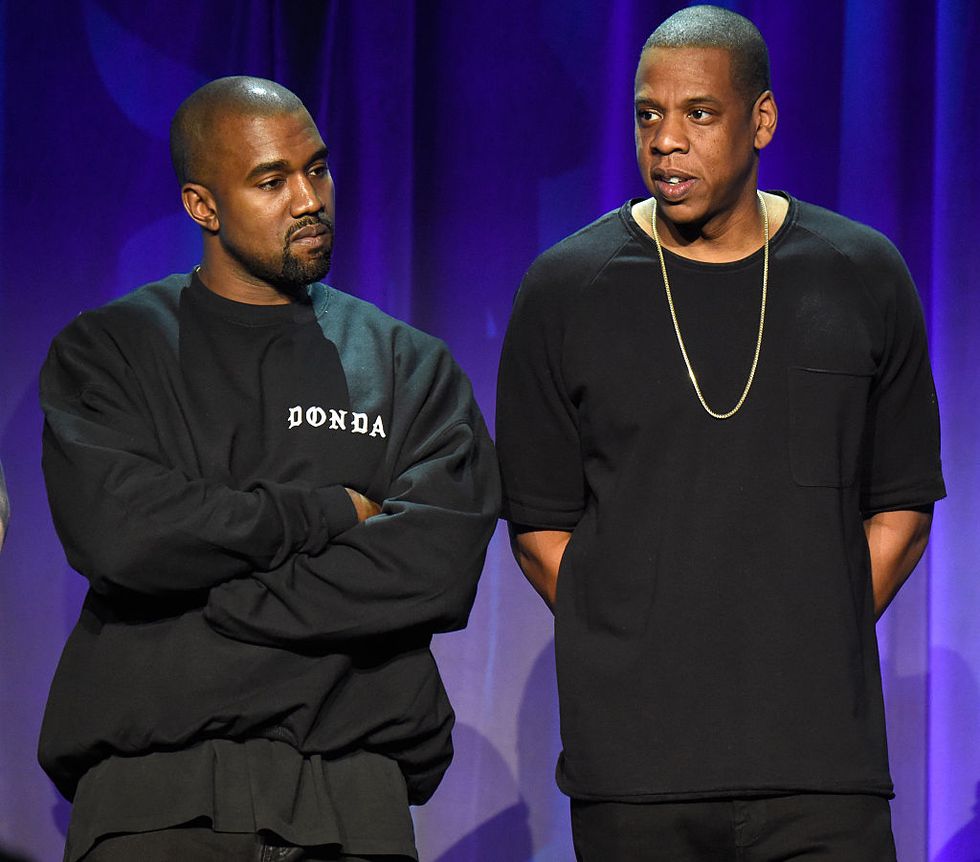 Kanye and Jay Z launching Tidal in 2015​