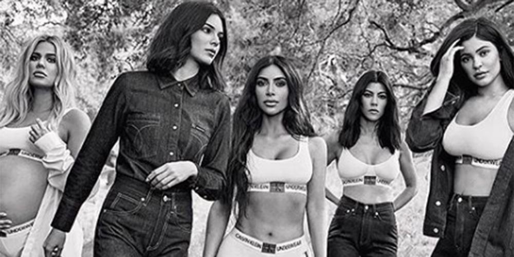 The Kardashians Brought Back That Pregnancy-Hiding Patchwork Quilt for  Their Fall 2018 Calvin Klein Campaign