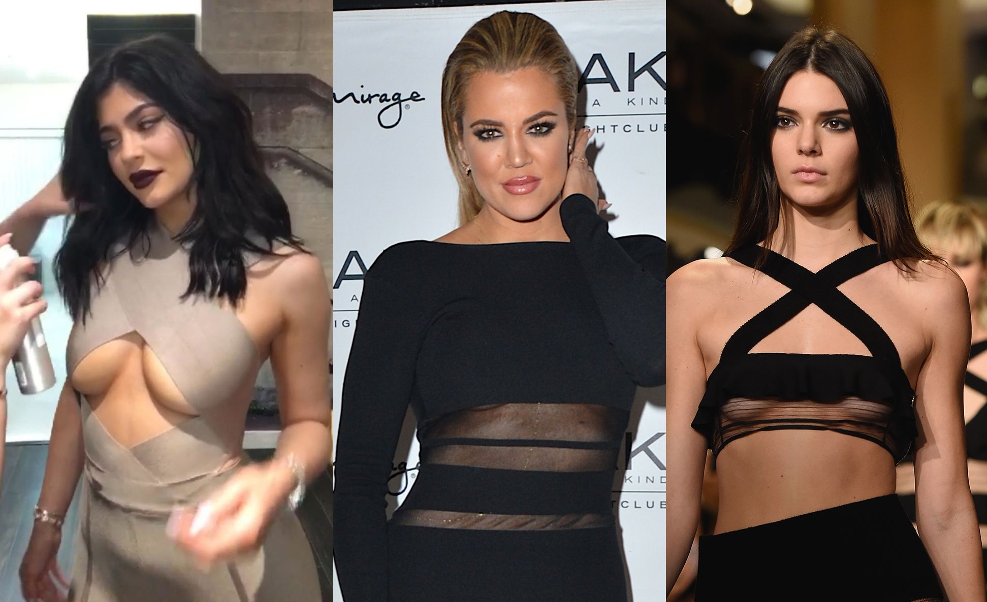 13 Times the Kardashians Embraced Showing Underboob