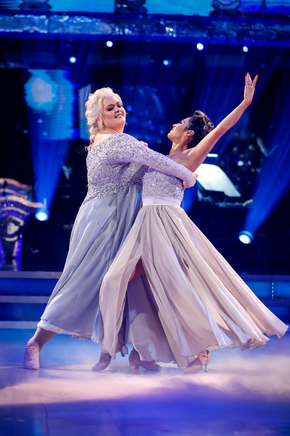 karen hauer and jayde adams on strictly come dancing, week 4