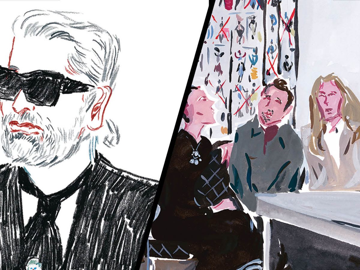 A new illustrated Chanel book pays homage to the late Karl Lagerfeld