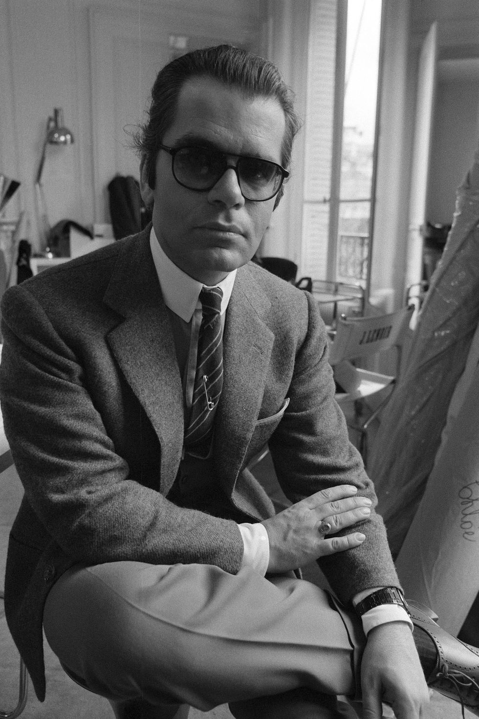 Karl Lagerfeld, Designer Of Chloe In France On April 02, 1979.