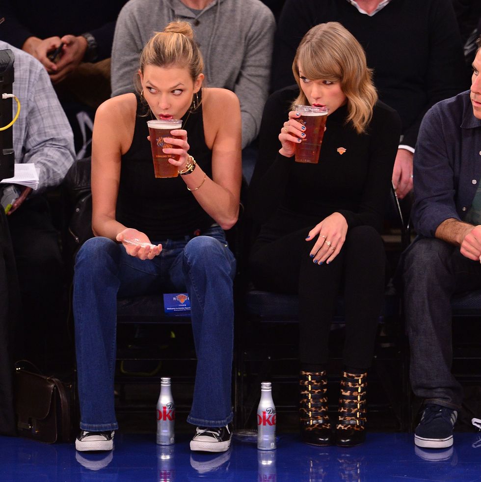 Celebrities Attend The Chicago Bulls Vs New York Knicks Game - October 29, 2014