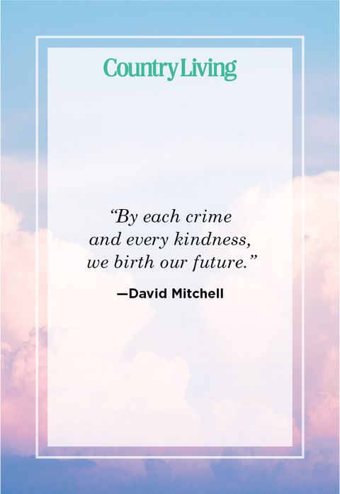Inspiring Karma Quote by David Mitchell 