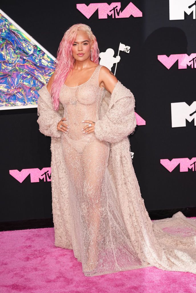 The 2023 MTV VMAs Red Carpet Was Predictably Very Naked, Sheer and Glittery  - Fashionista
