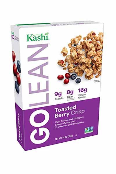 High Fiber Snacks - Kashi® GOLEAN® Toasted Berry Crisp Cereal