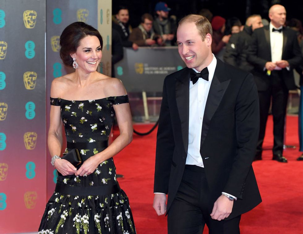 William and Kate at the BAFTAs 2017