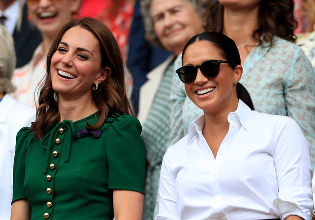 Kate Middleton, Meghan Markle, Duquesa de Sussex, Duquesa de Cambridge, Wimbledon, Final Wimbledon, Simona Halep, Serena Williams