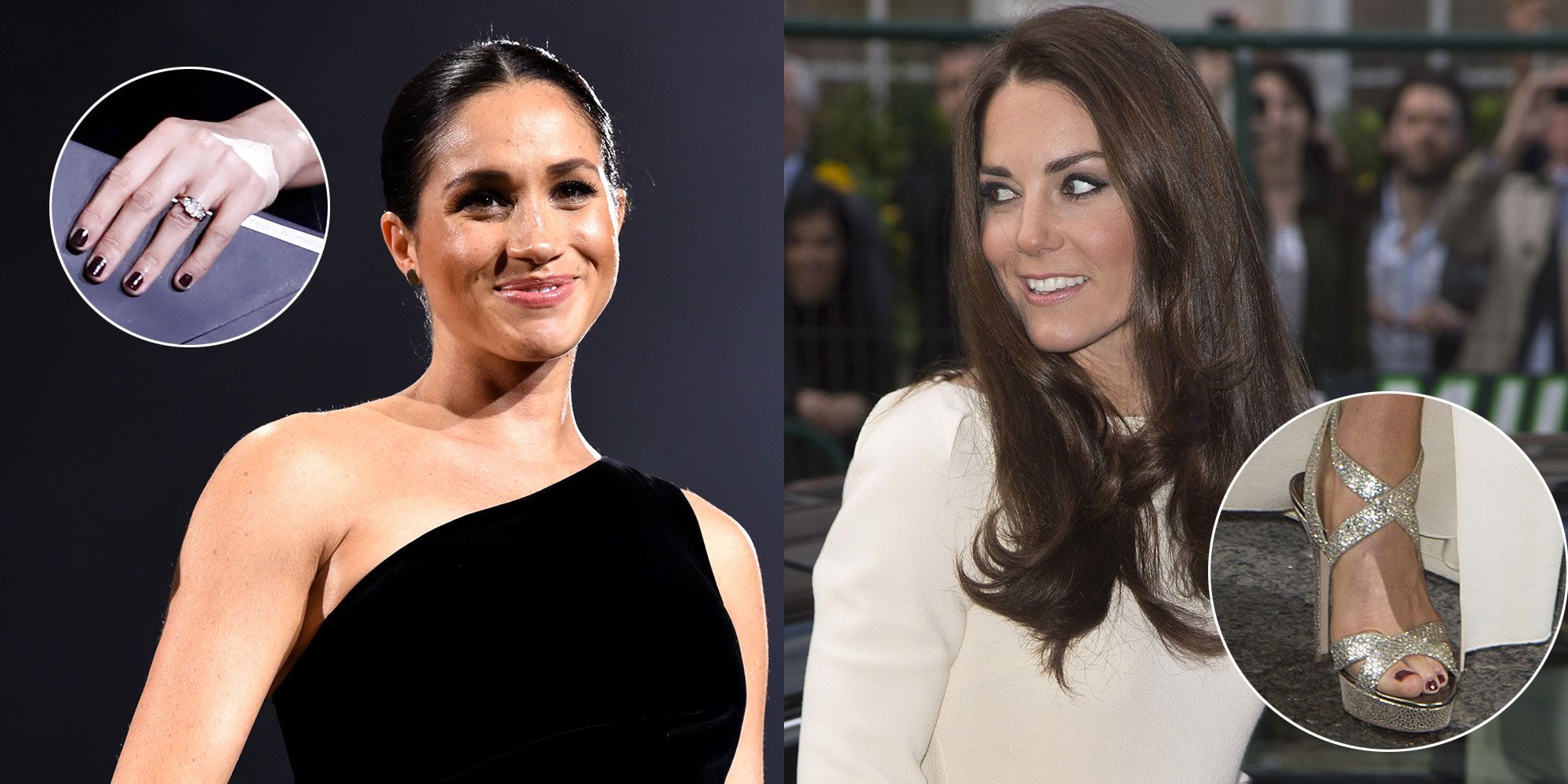 Markle and Middleton Said Be Breaking Protocol With Nail Polish