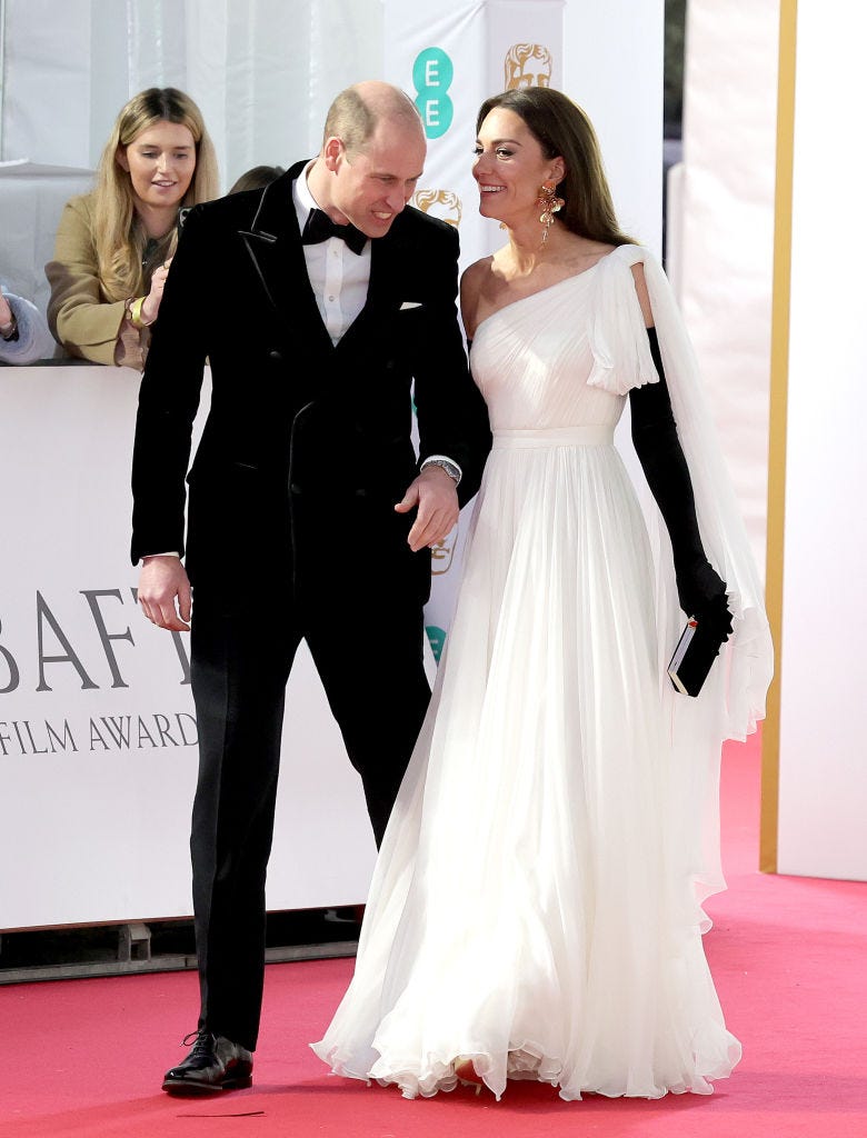 kate middleton en los bafta 2023