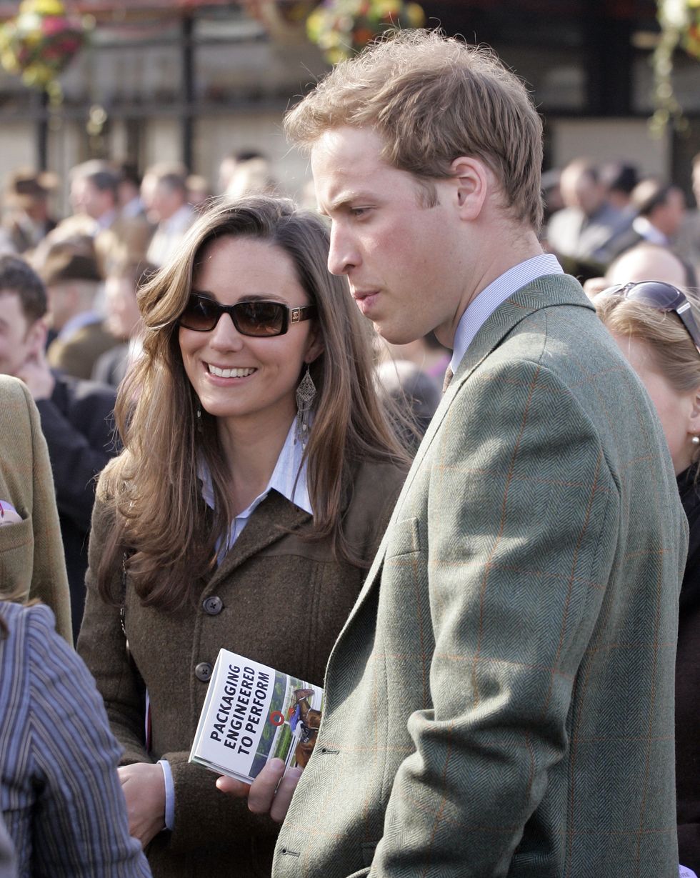 prince william and kate middleton attend day 1 of the cheltenham horse racing festival