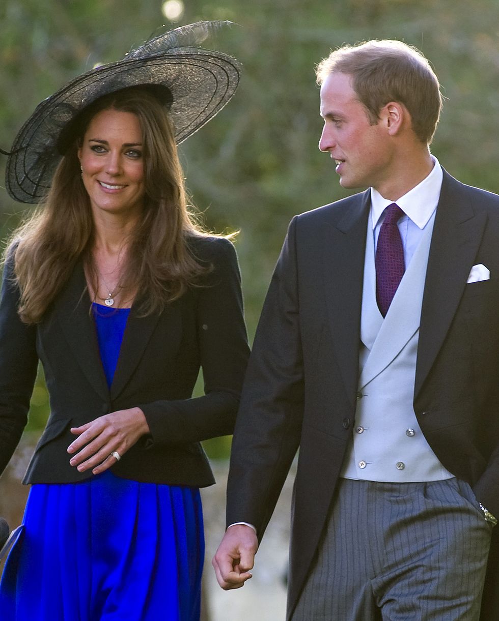 prince william and kate middleton attend harry meade and rosie bradford's wedding