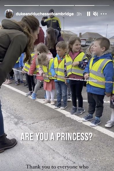 kate middleton asked if she's a prince or princess