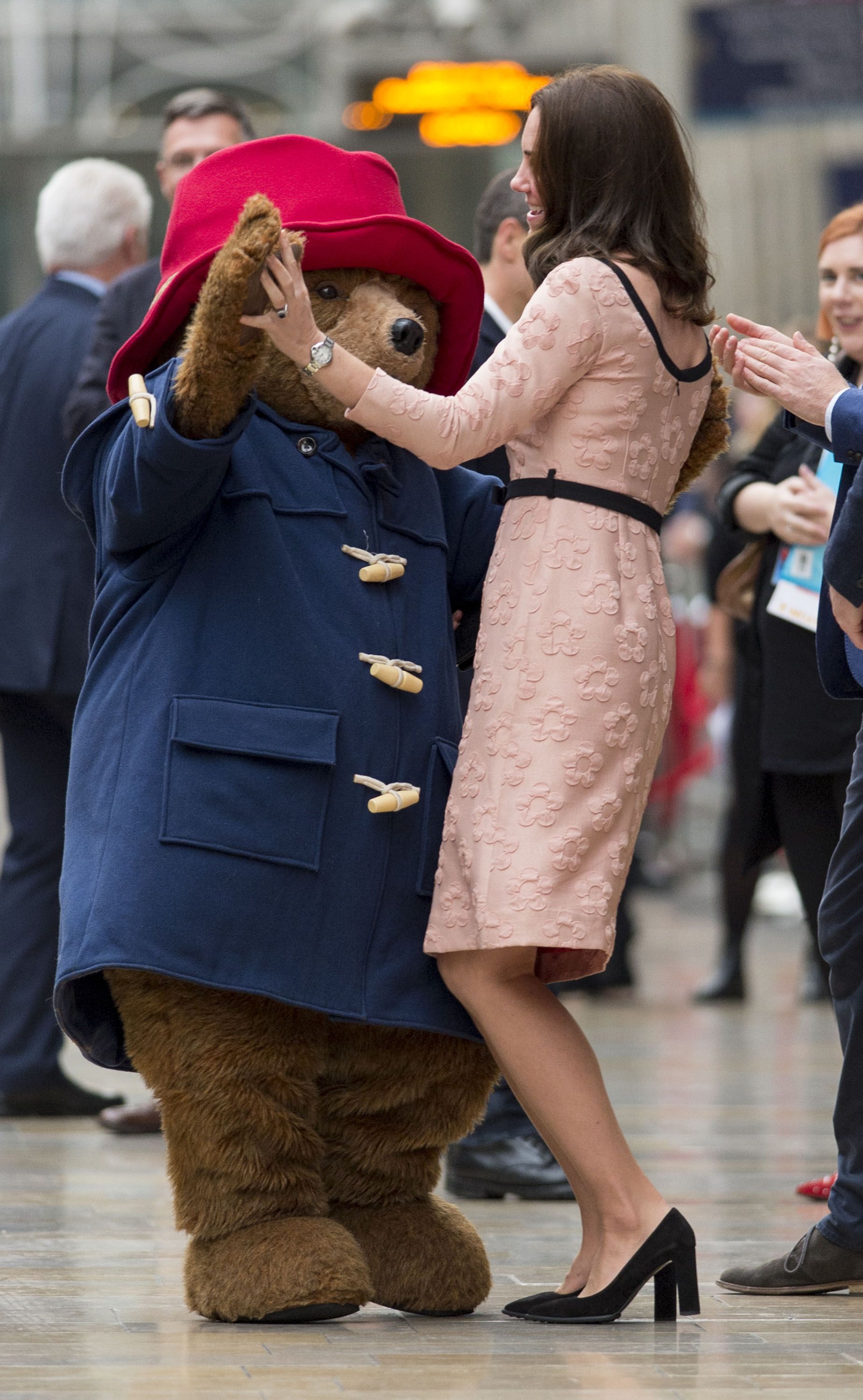 Pregnant Kate Middleton Dances with Paddington Bear in Surprise