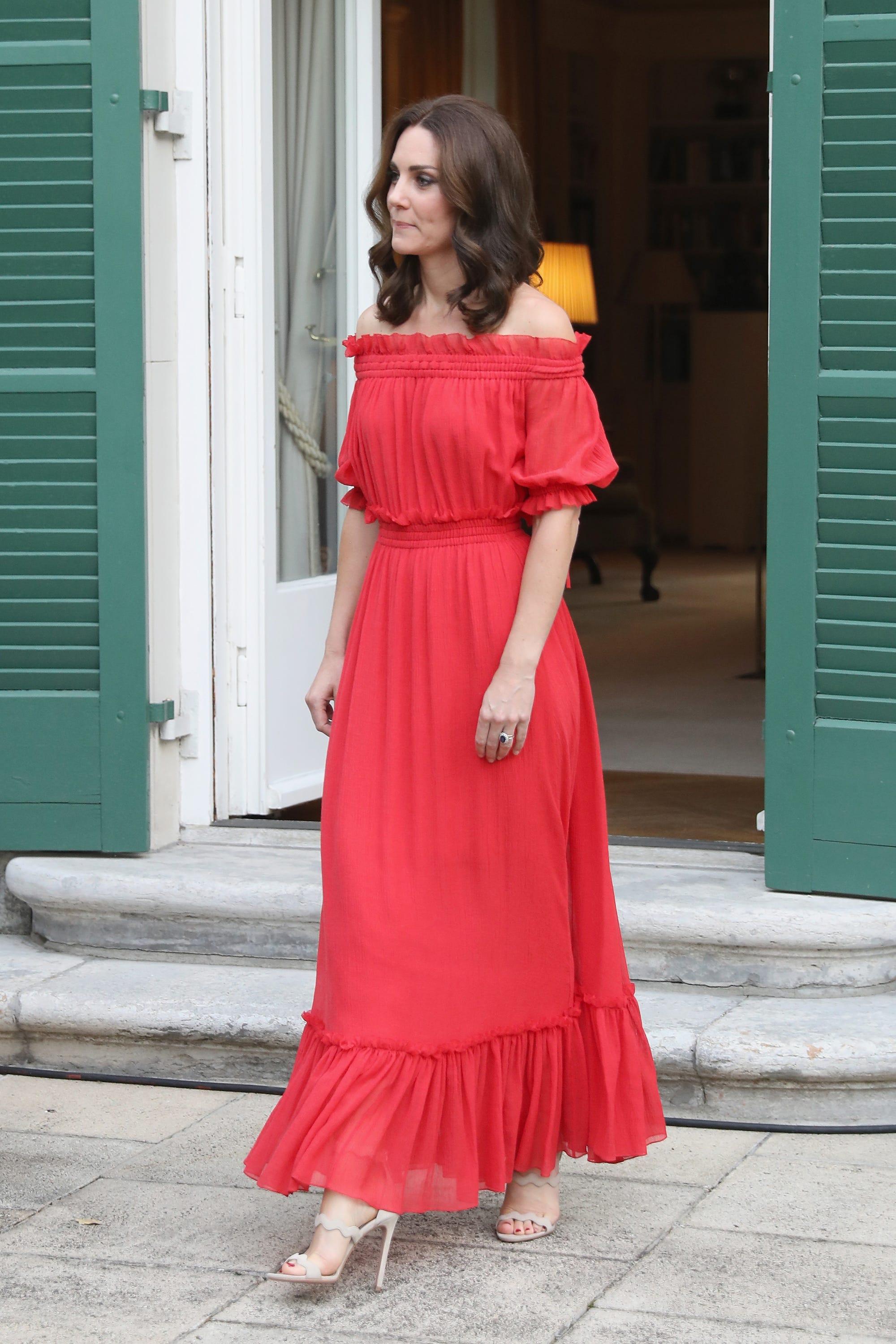 Kate Middleton's off the shoulder dress