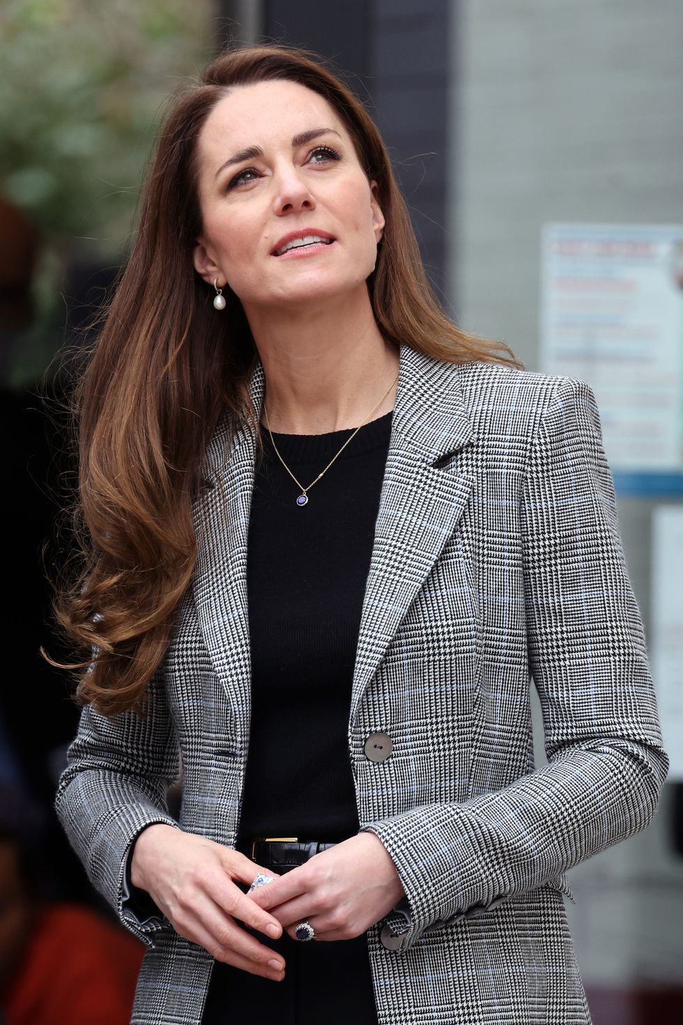 Duchess of Cambridge Kate Middleton checked blazer | Best blazer outfits