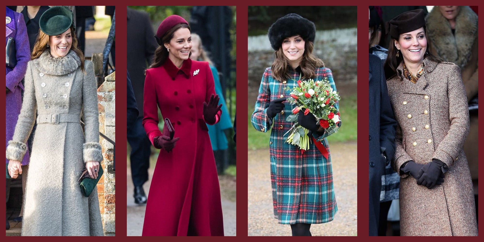All of Kate Middleton's Most Festive Christmas Outfits