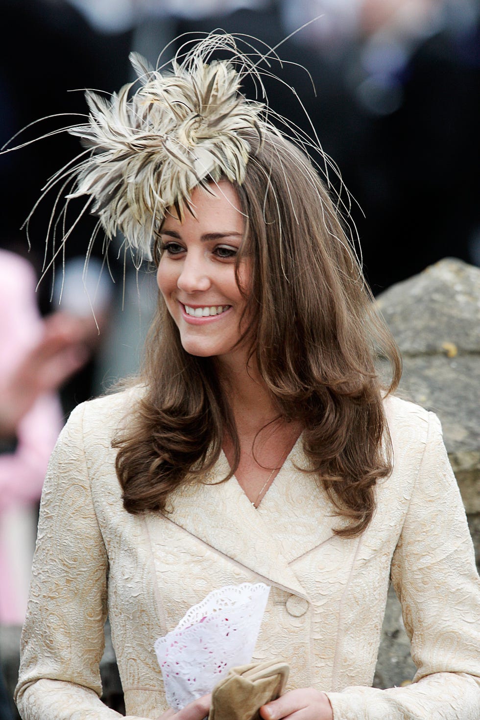 kate middleton at wedding of laura parker bowles