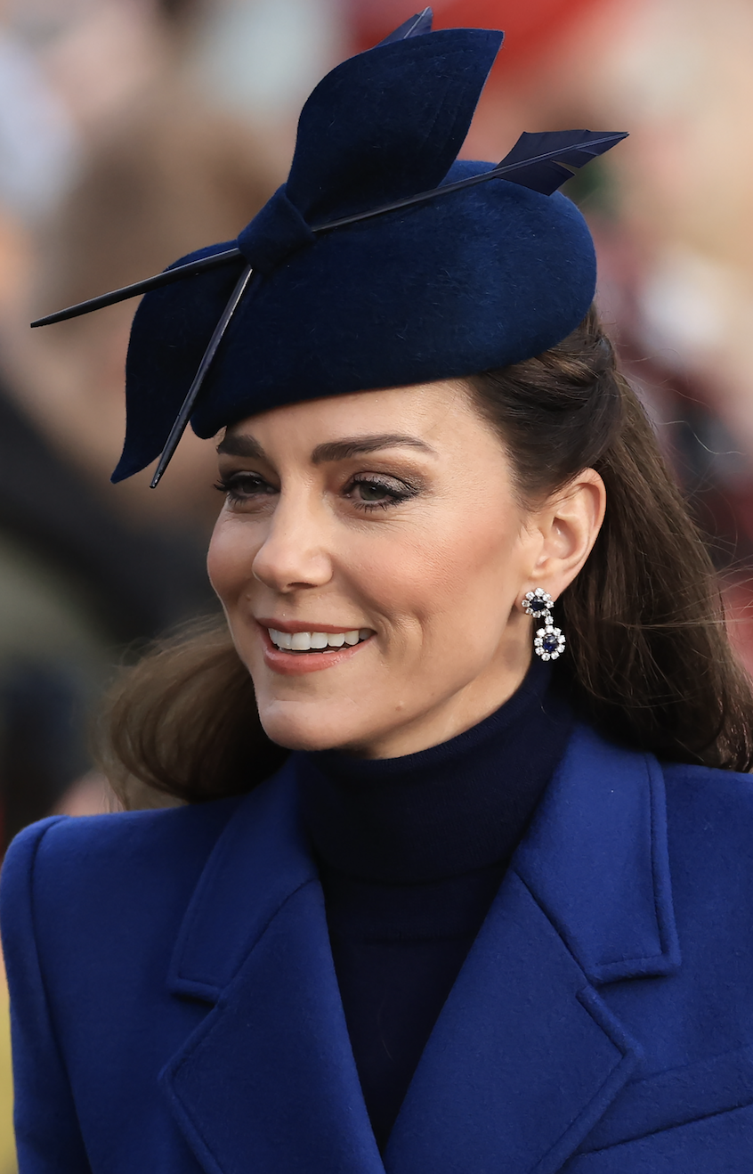 kate middleton in blue suit