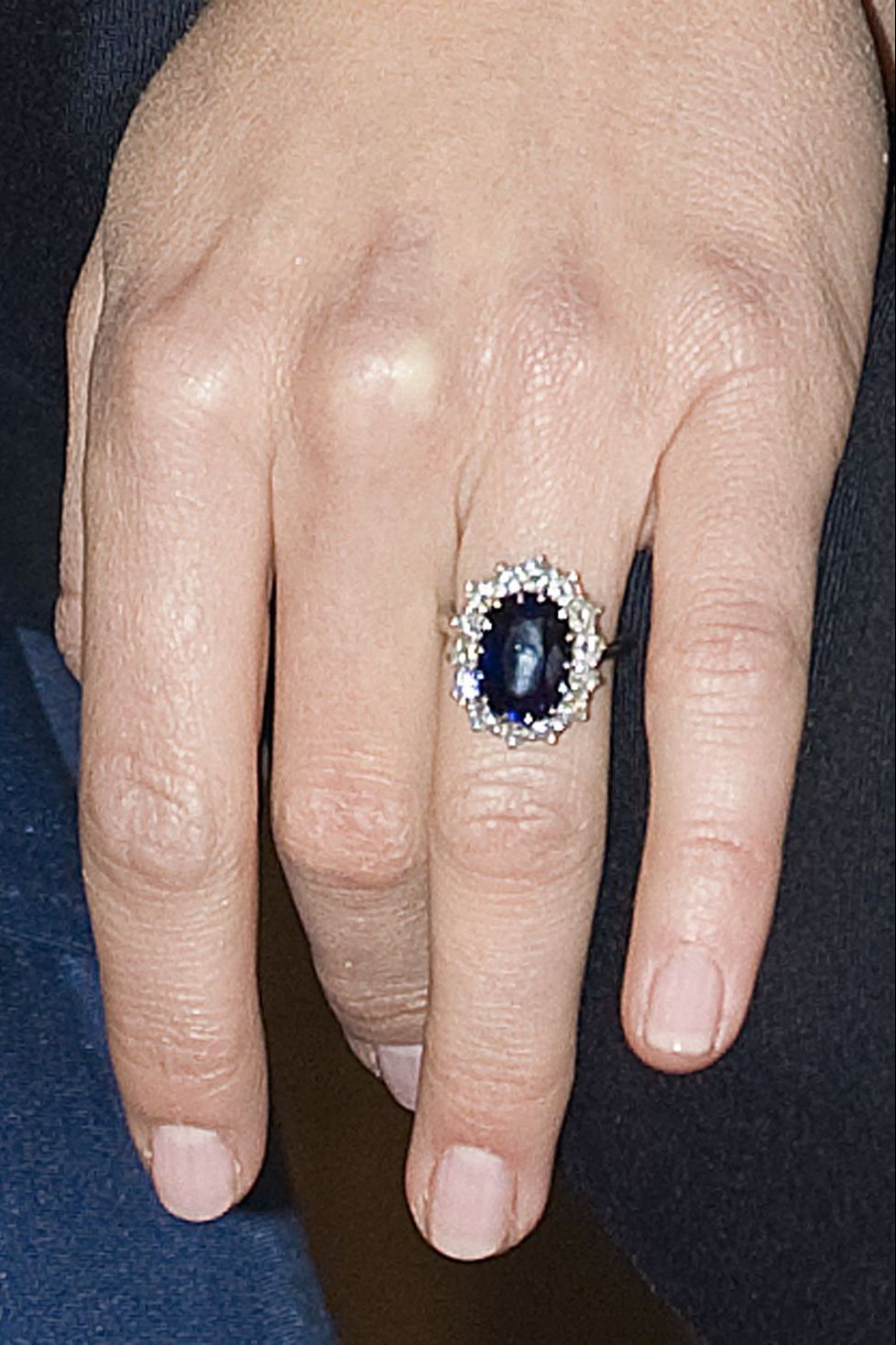 a photo of kate middleton's neutral manicure, one of good housekeeping's royal beauty hacks