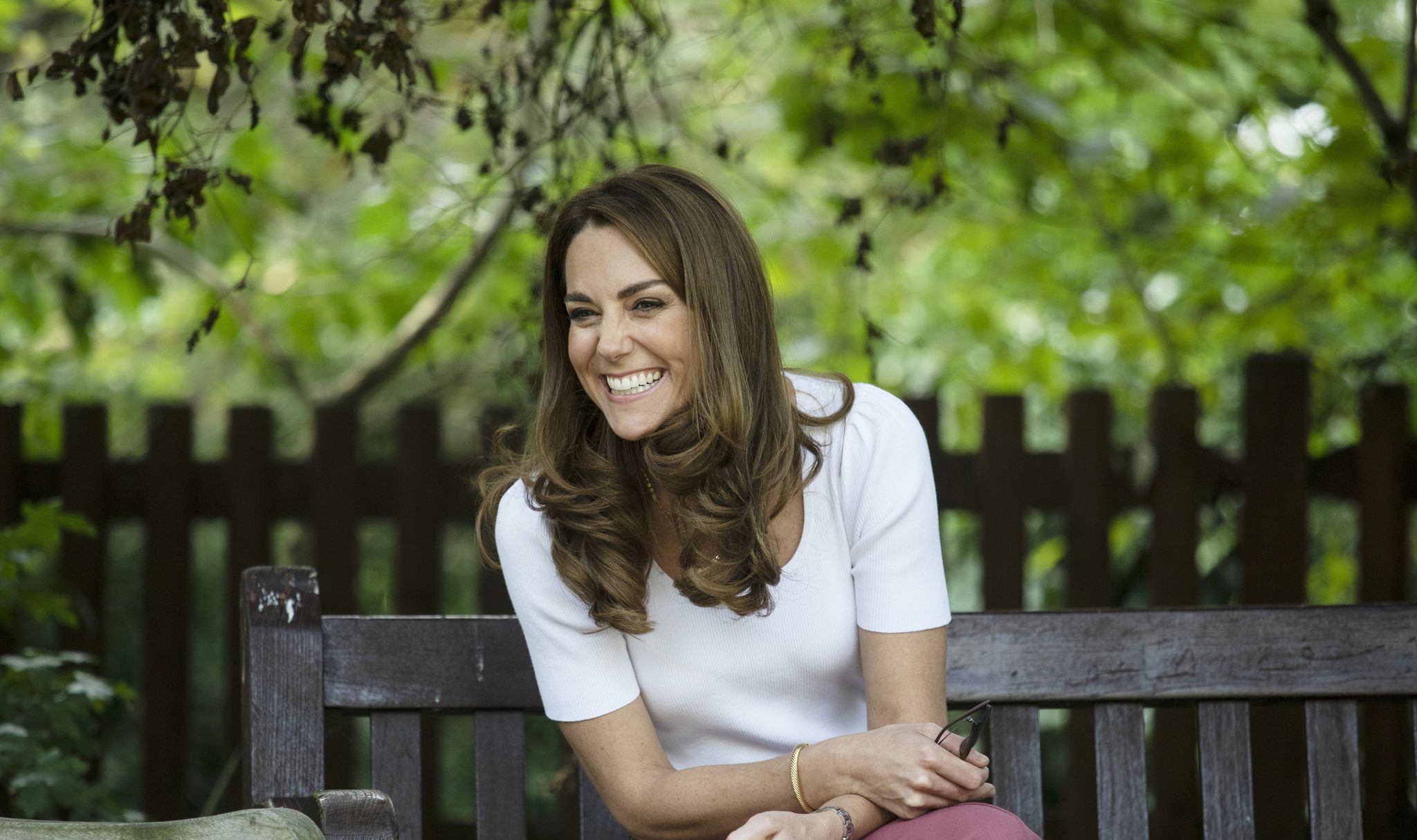 the duchess of cambridge spending the day learning about the importance of parent powered initiatives, hearing from families and key organisations about the ways in which peer support can help boost parent wellbeing here, her royal highness in battersea park listening directly to parents about their experiences of parent to parent support22 september 2020jack hillthe timesrota