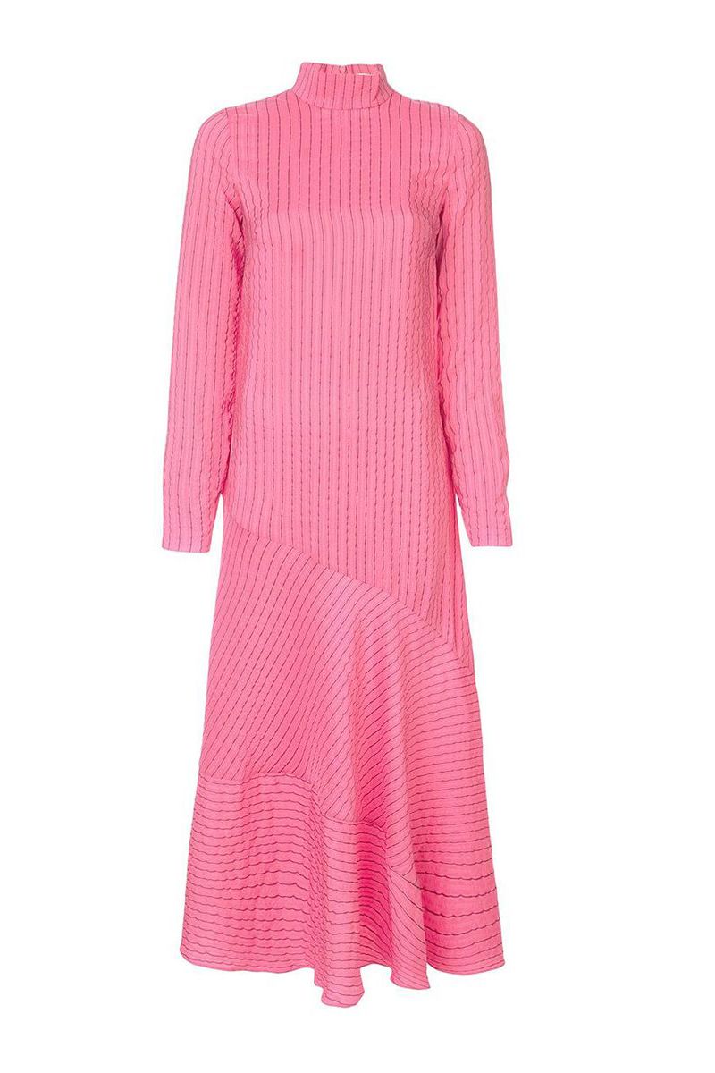kate middleton pink high-neck dress