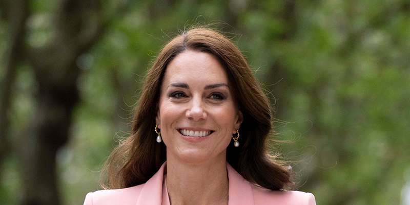 Kate Middleton just rewore her baby pink trouser suit