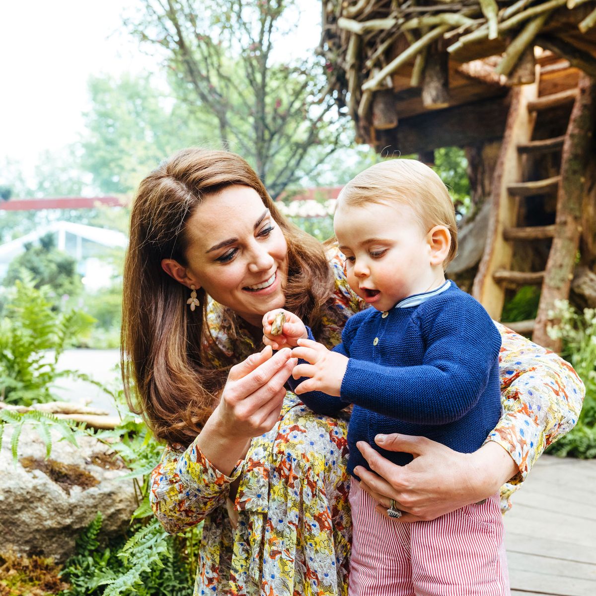 kate middleton prince louis back to nature garden chelsea flower show