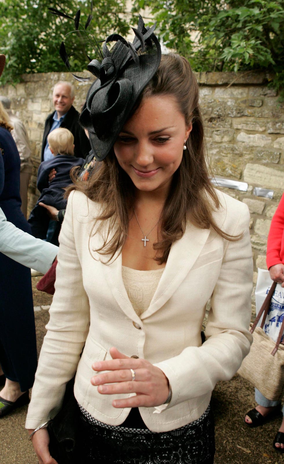 kate middleton at friends wedding