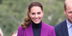 duchess of cambridge purple suit northern ireland