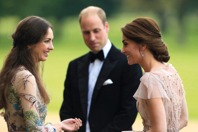 Duques de Cambridge con Rose Hanbury