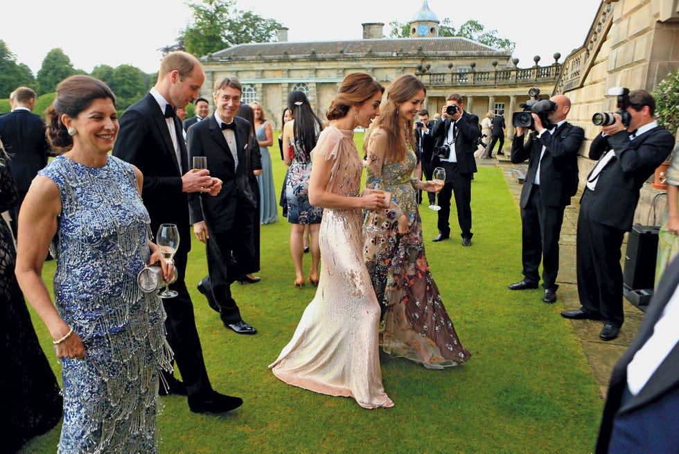 Duques de Cambridge con Rose Hanbury