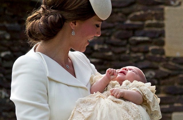 Kate Middleton with Princess Charlotte