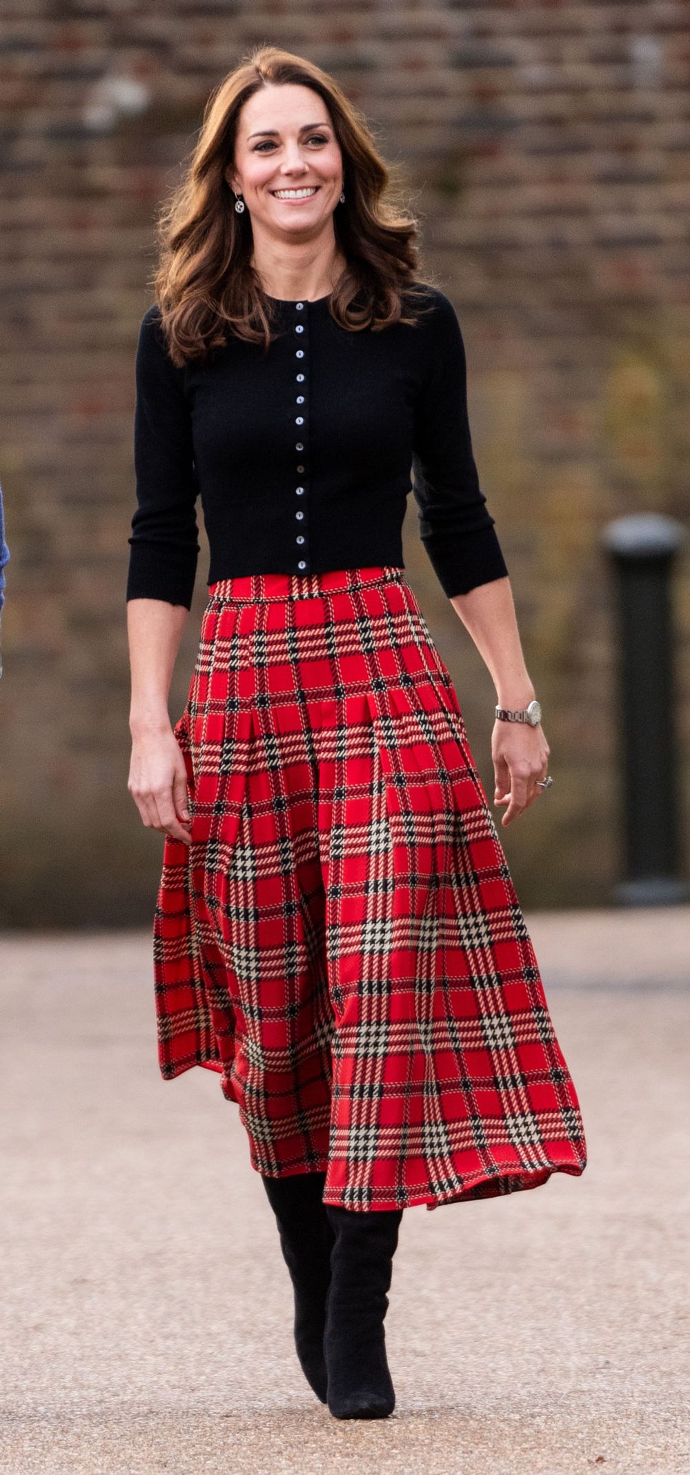 Cheap red outlet tartan skirt