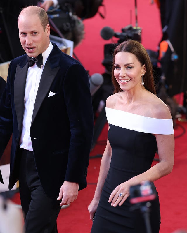 Kate Middleton dazzles in monochrome on the Top Gun premiere red carpet