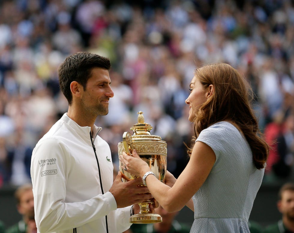 Kate Middleton entrega trofeo a Djokovic final Wimbledon